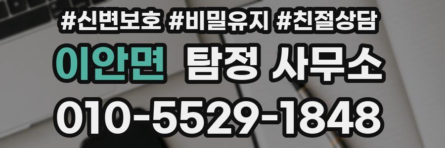 이안면 탐정 사무소