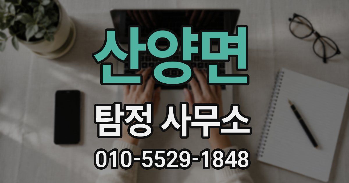 산양면 탐정 사무소