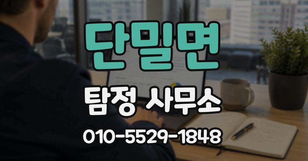단밀면 탐정 사무소
