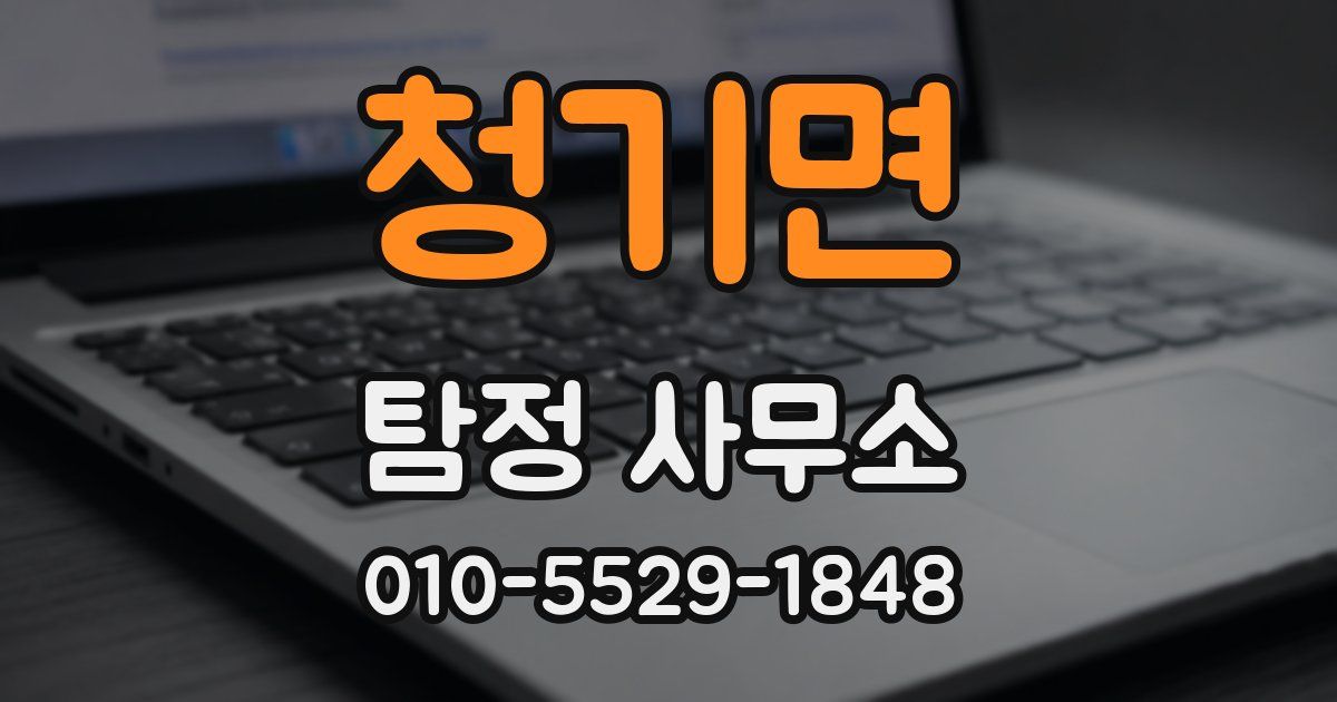 청기면 탐정 사무소