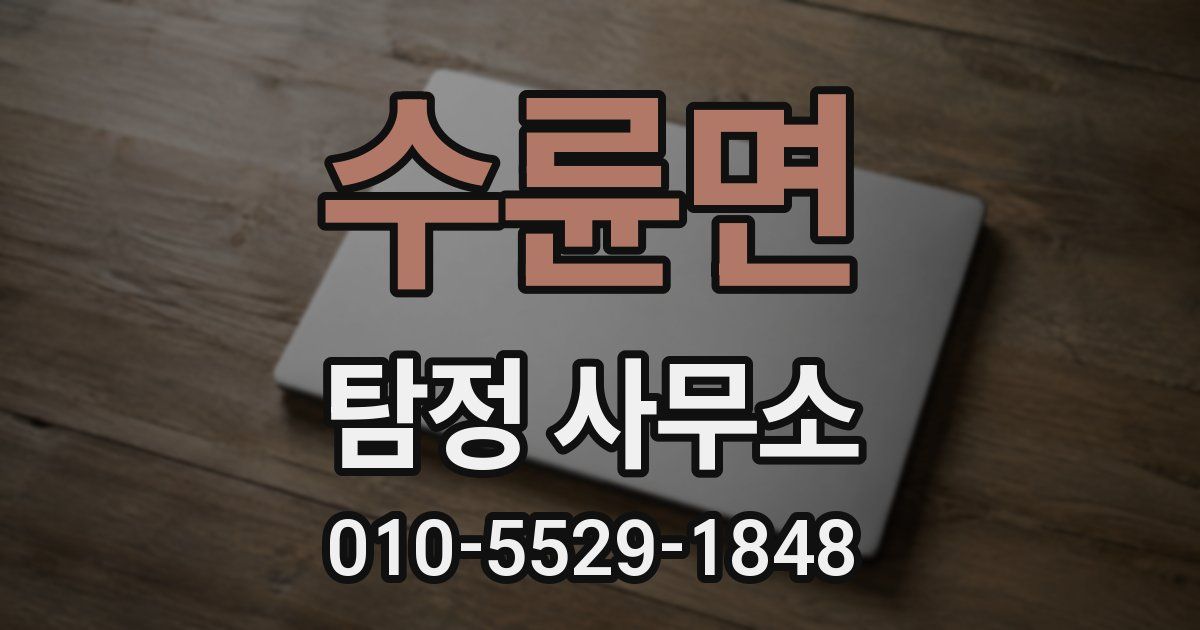 수륜면 탐정 사무소