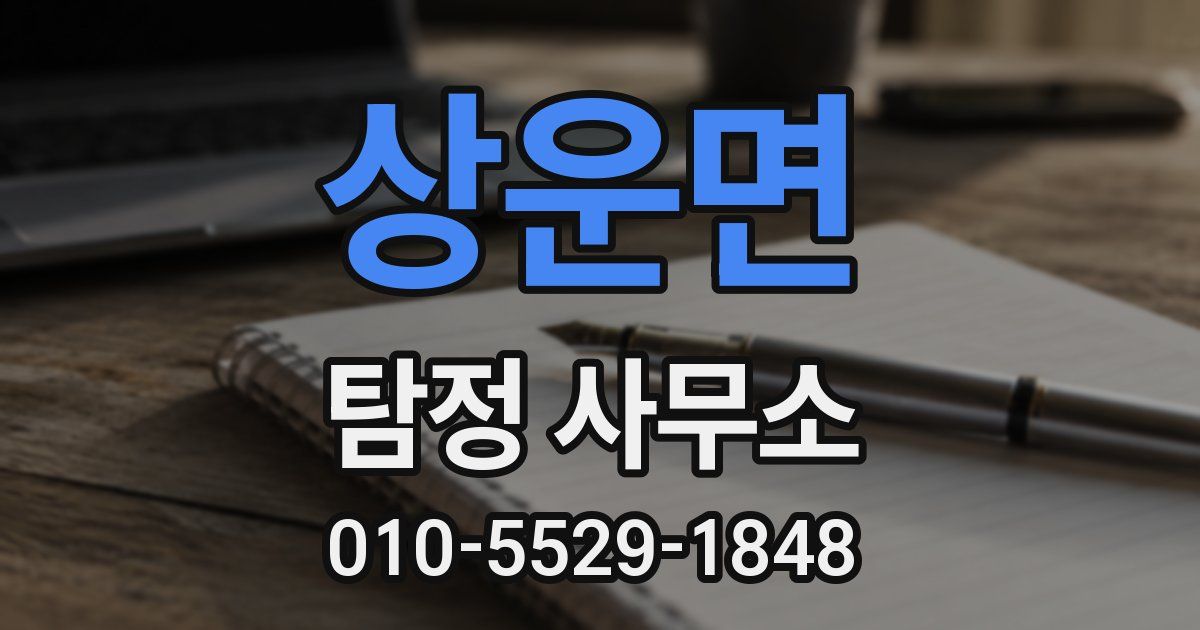 상운면 탐정 사무소