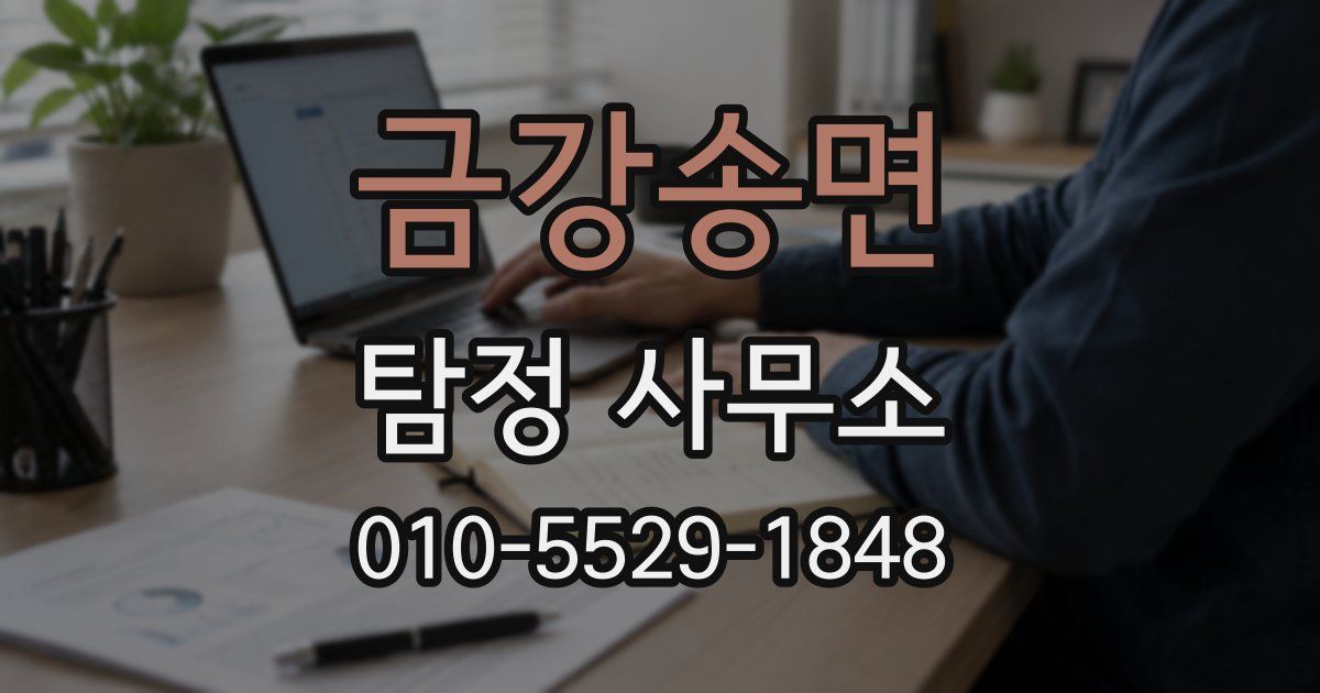 금강송면 탐정 사무소