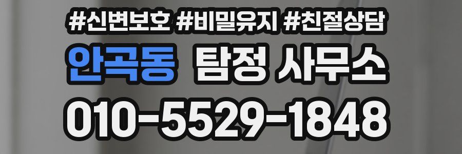 안곡동 탐정 사무소