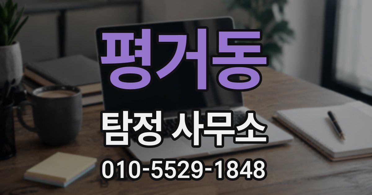 평거동 탐정 사무소