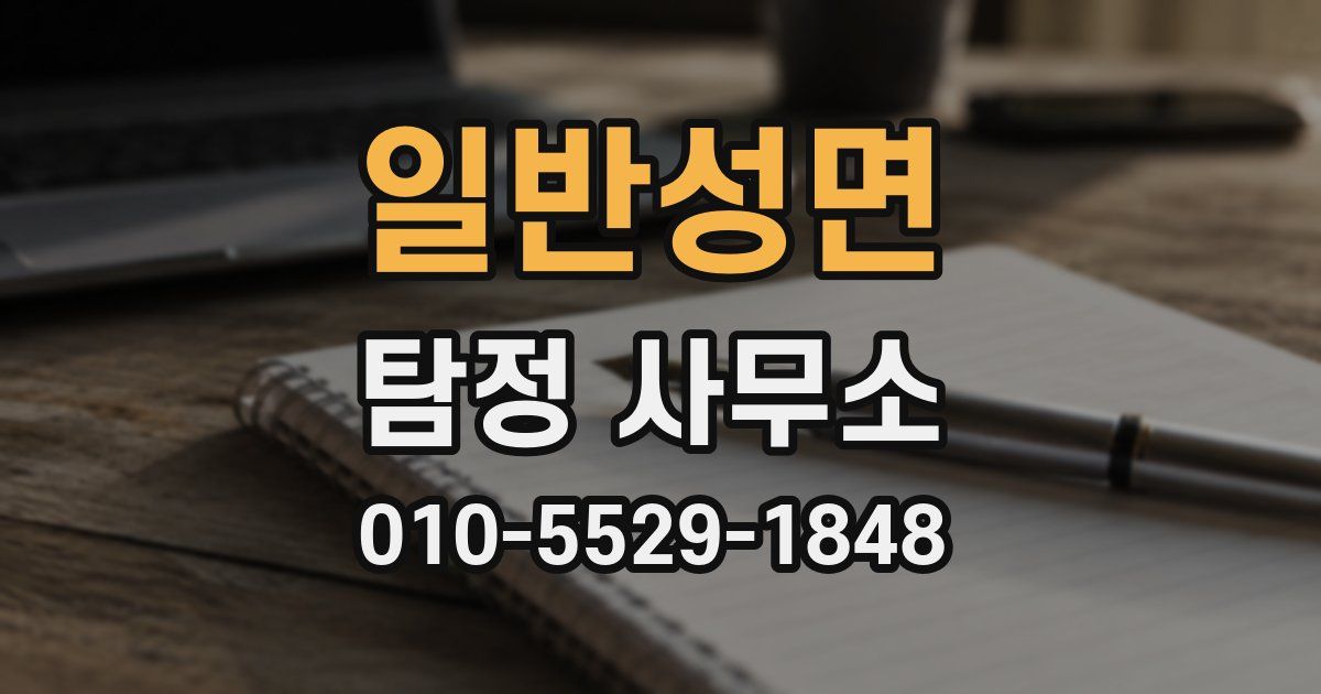 일반성면 탐정 사무소