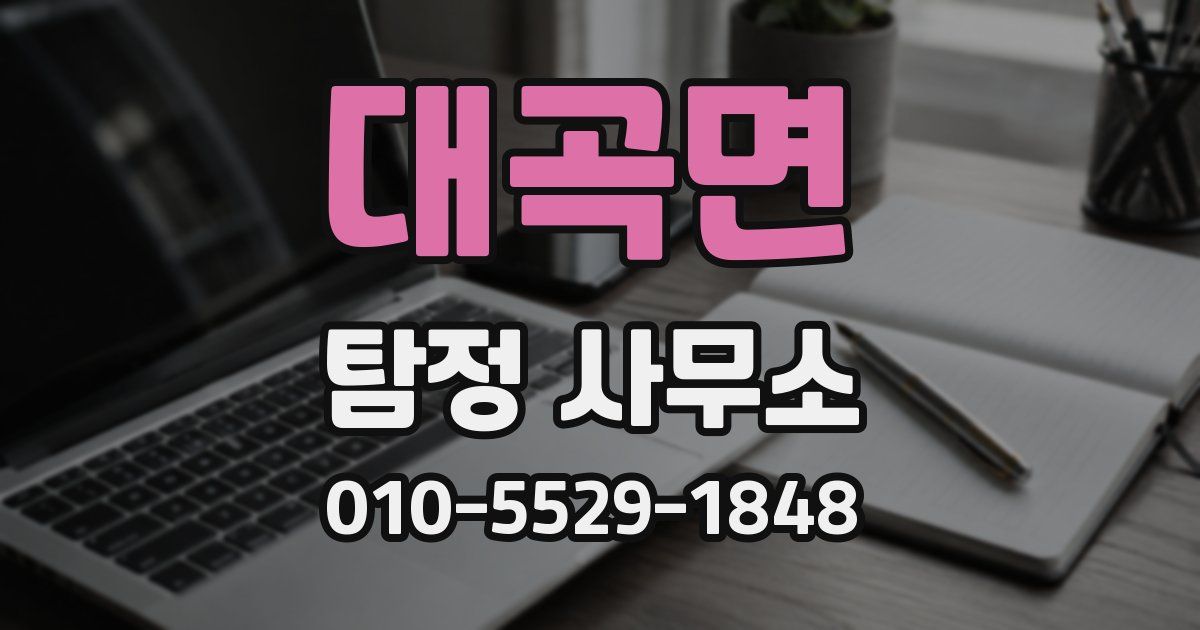 대곡면 탐정 사무소