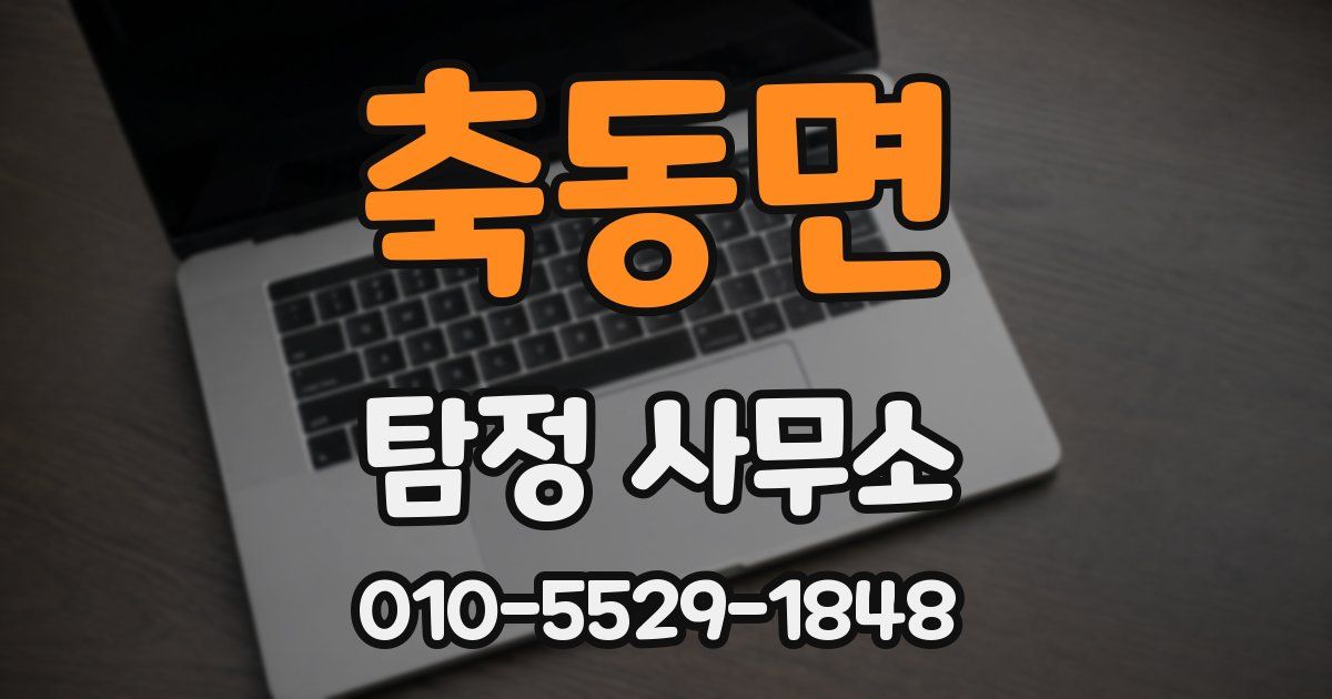 축동면 탐정 사무소