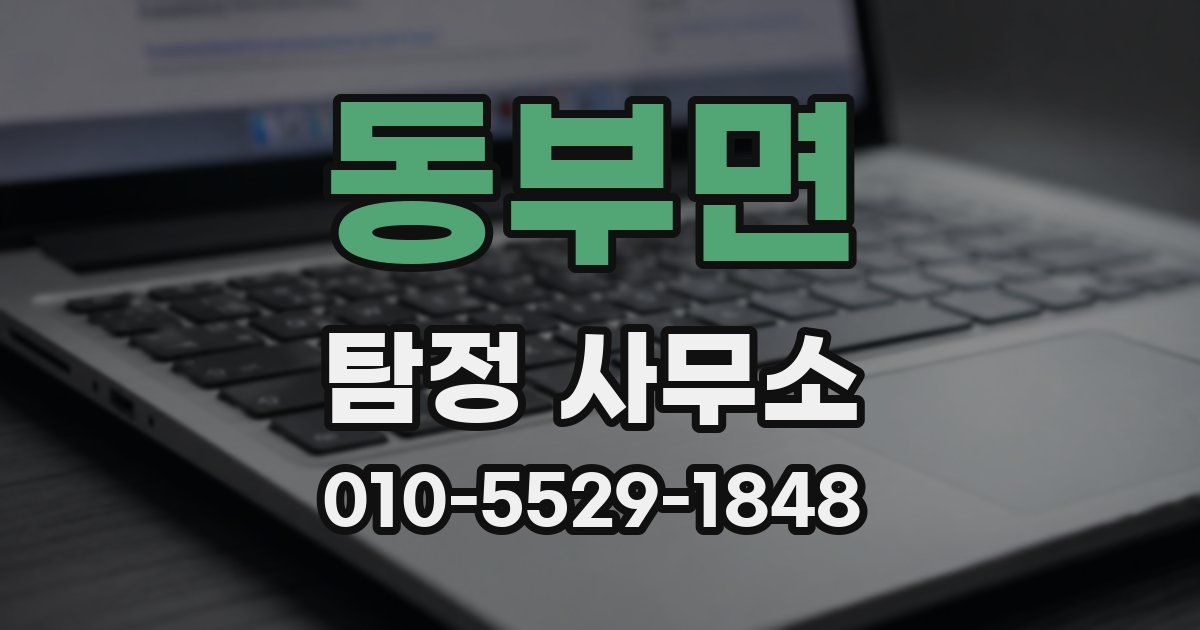 동부면 탐정 사무소