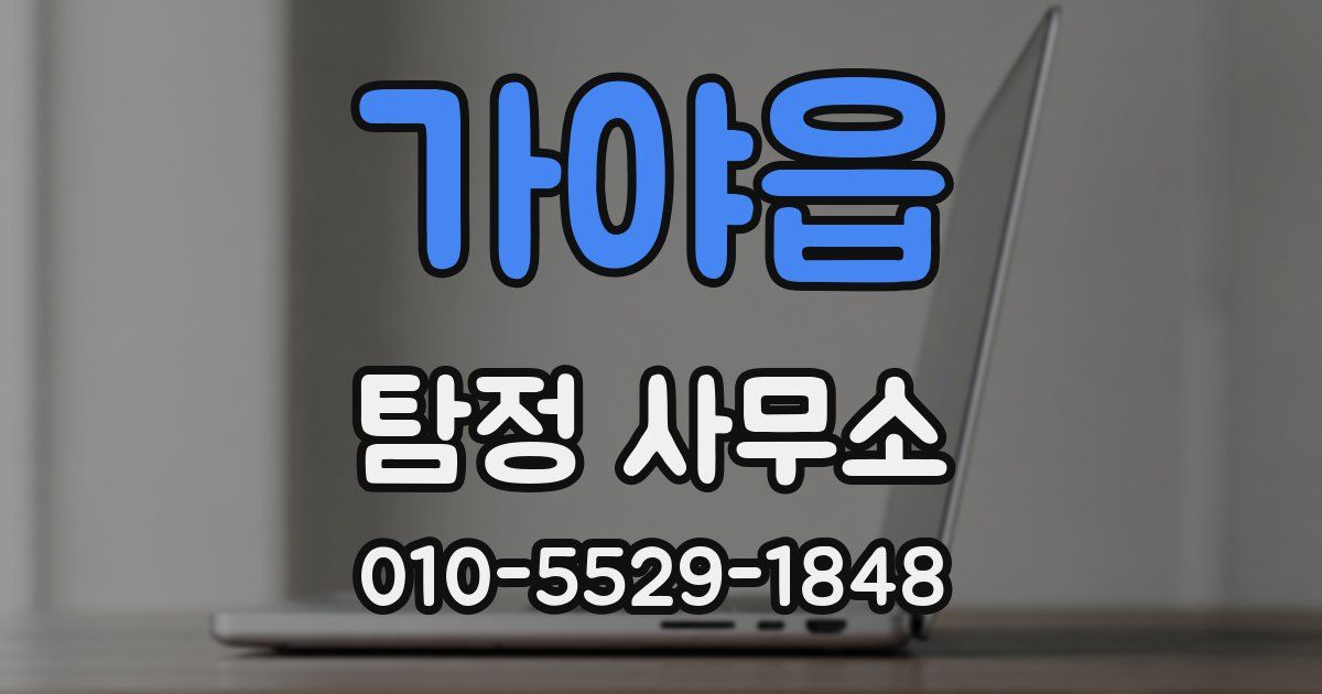 가야읍 탐정 사무소
