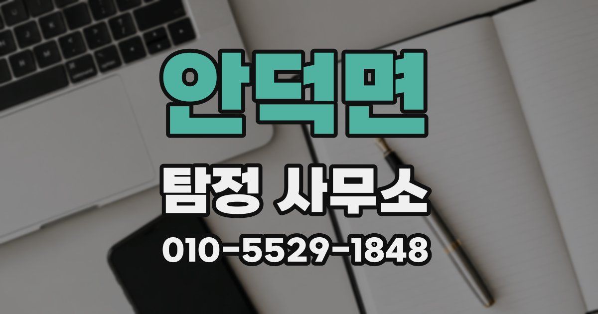 안덕면 탐정 사무소