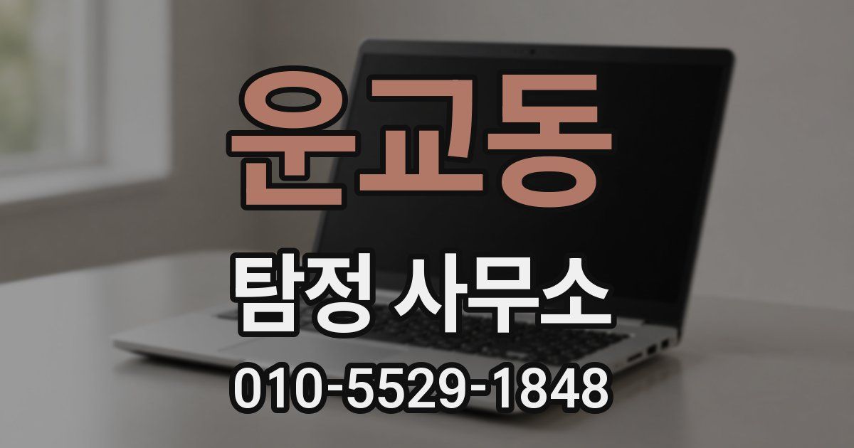 운교동 탐정 사무소
