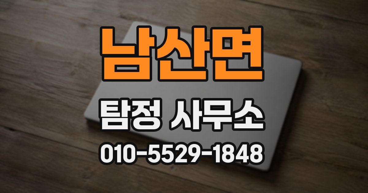 남산면 탐정 사무소