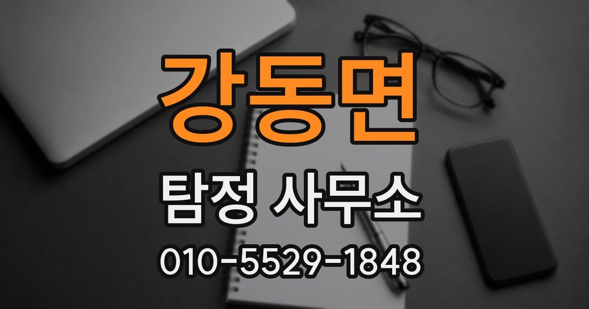 강동면 탐정 사무소