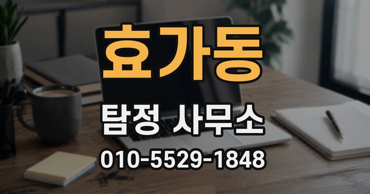 효가동 탐정 사무소