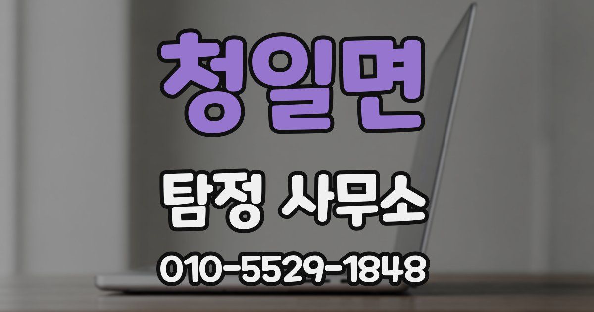 청일면 탐정 사무소