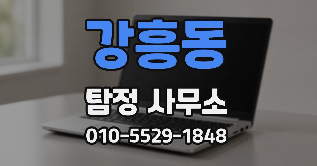 강흥동 탐정 사무소