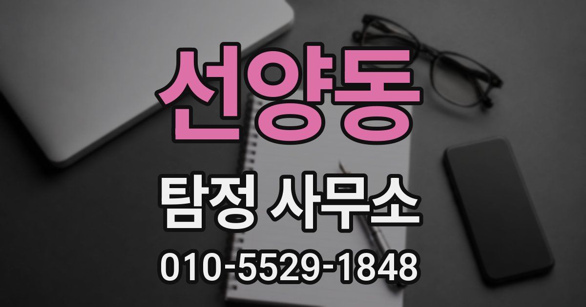 선양동 탐정 사무소