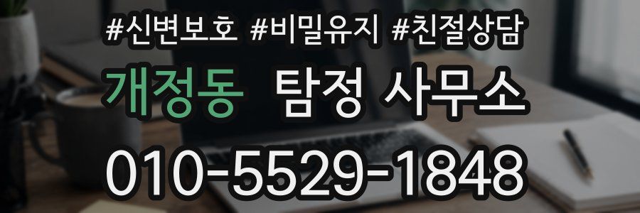 개정동 탐정 사무소
