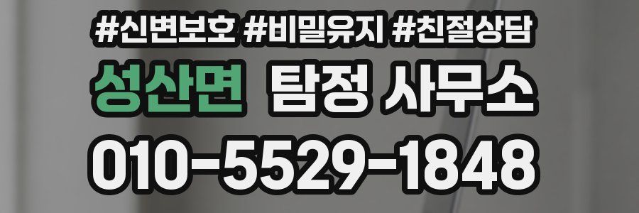 성산면 탐정 사무소