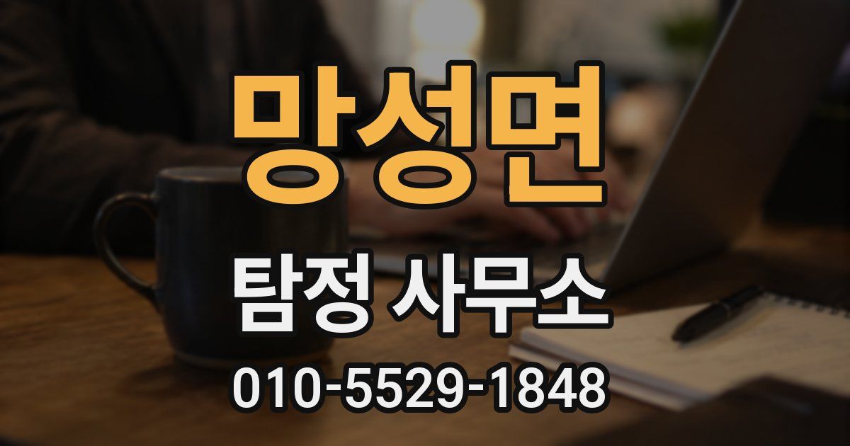 망성면 탐정 사무소