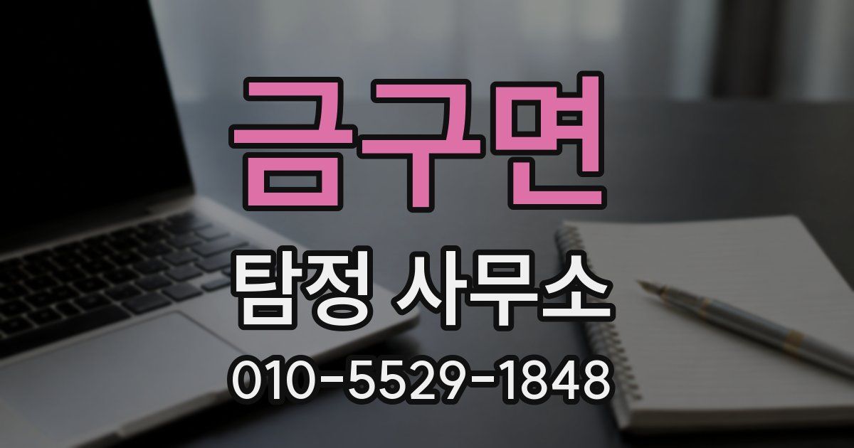 금구면 탐정 사무소
