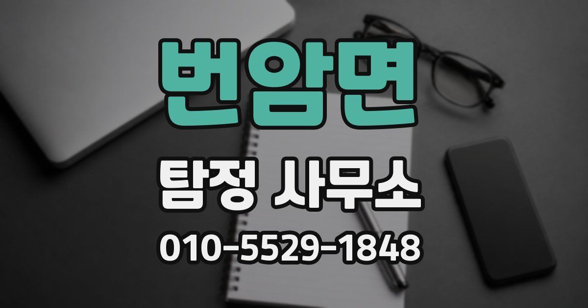 번암면 탐정 사무소