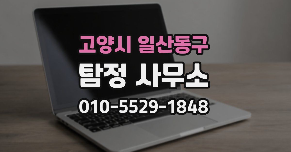 고양시 일산동구 탐정 사무소