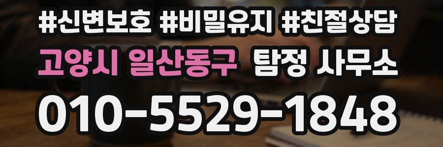 고양시 일산동구 탐정 사무소