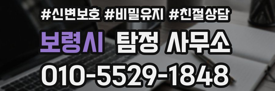 보령시 탐정 사무소