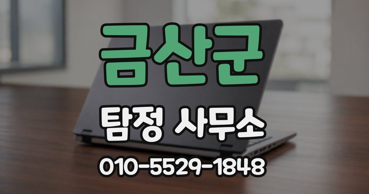 금산군 탐정 사무소