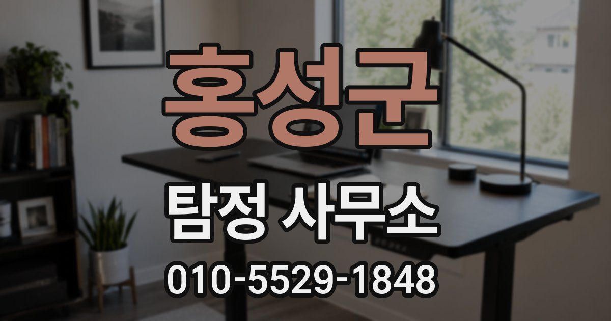 홍성군 탐정 사무소