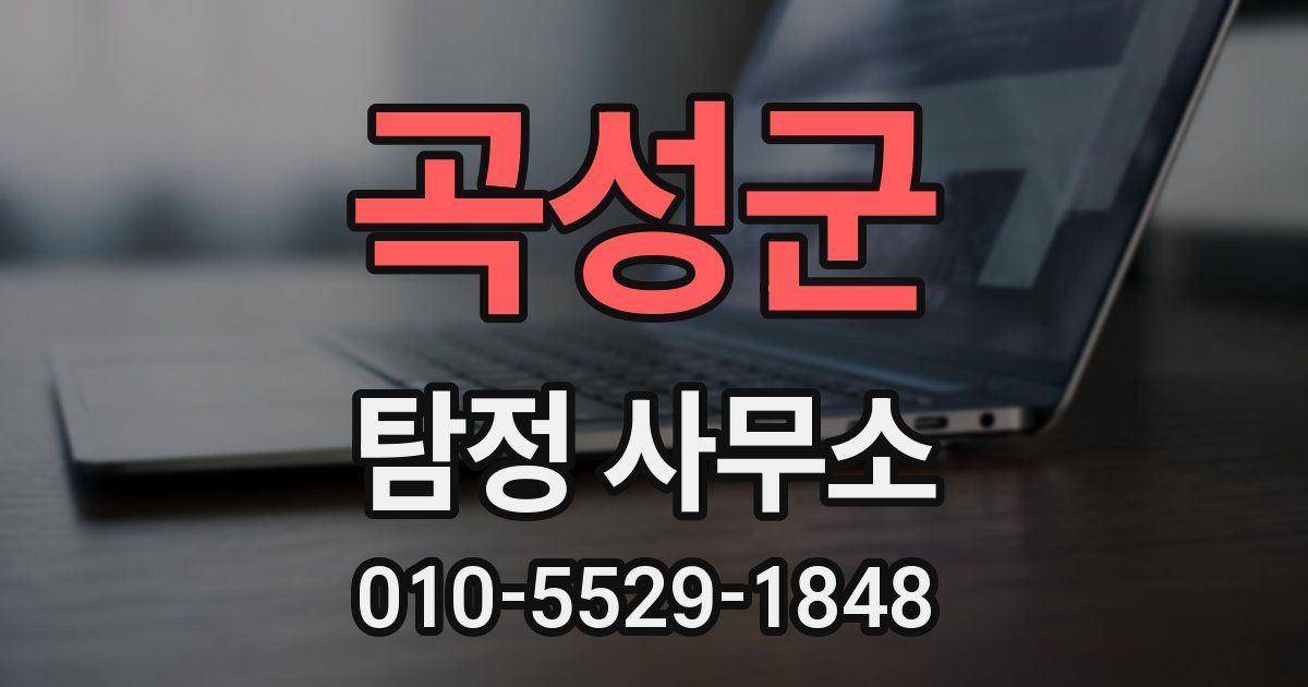 곡성군 탐정 사무소