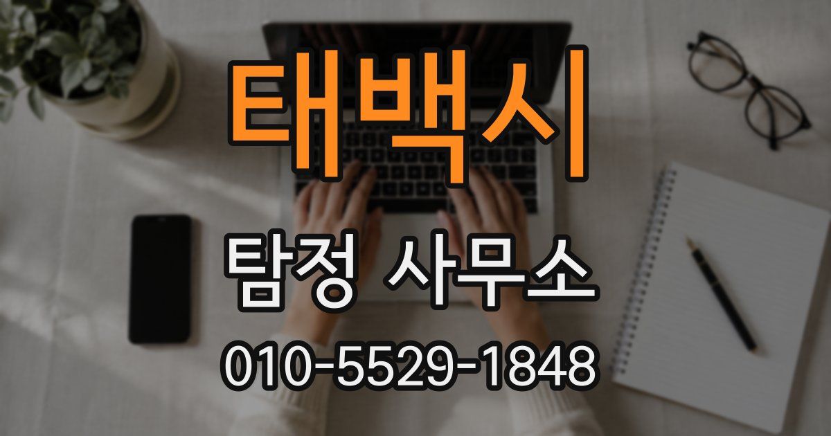 태백시 탐정 사무소