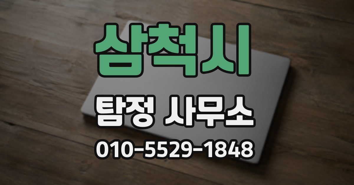 삼척시 탐정 사무소