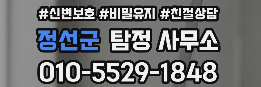 정선군 탐정 사무소