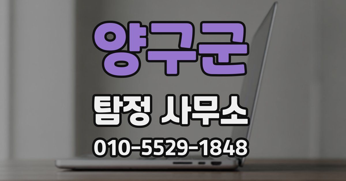 양구군 탐정 사무소