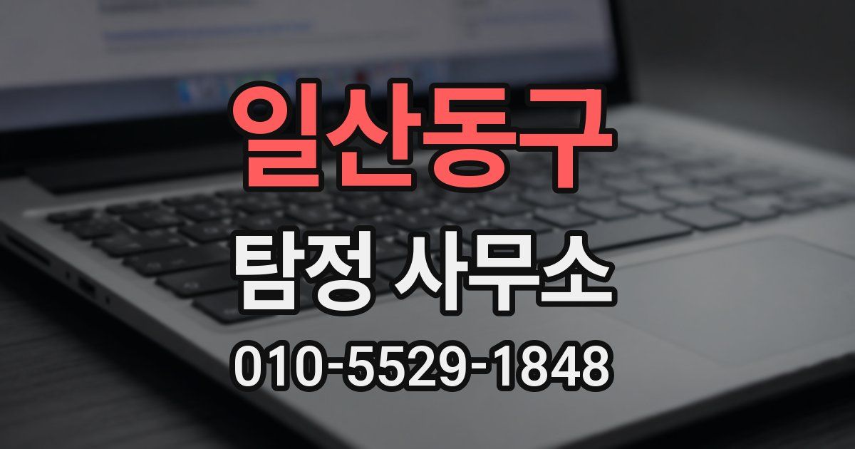 일산동구 탐정 사무소