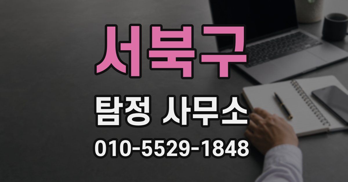 서북구 탐정 사무소