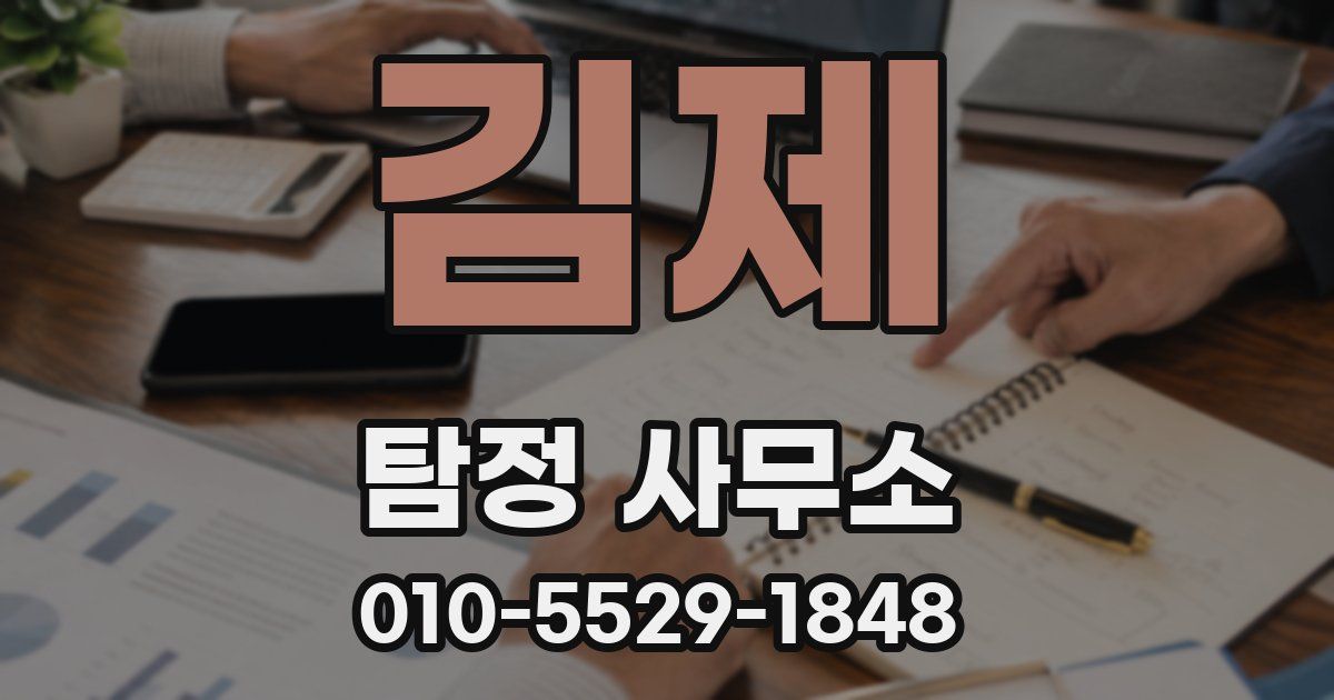 김제 탐정 사무소