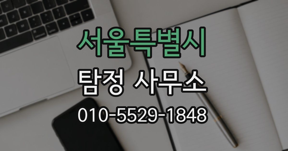서울특별시 탐정 사무소