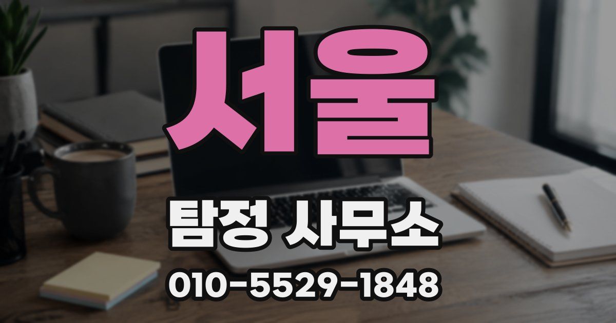 서울 탐정 사무소