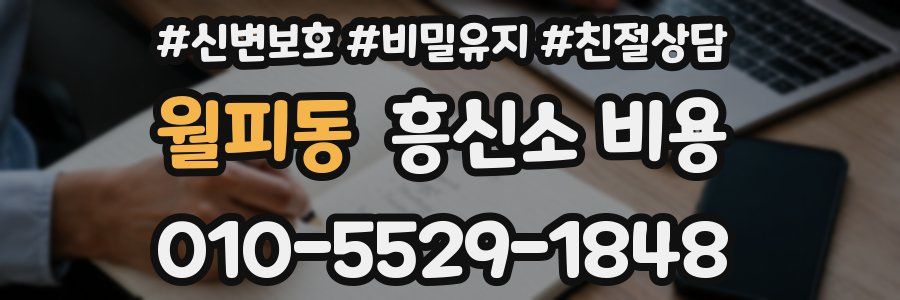 월피동 흥신소 비용
