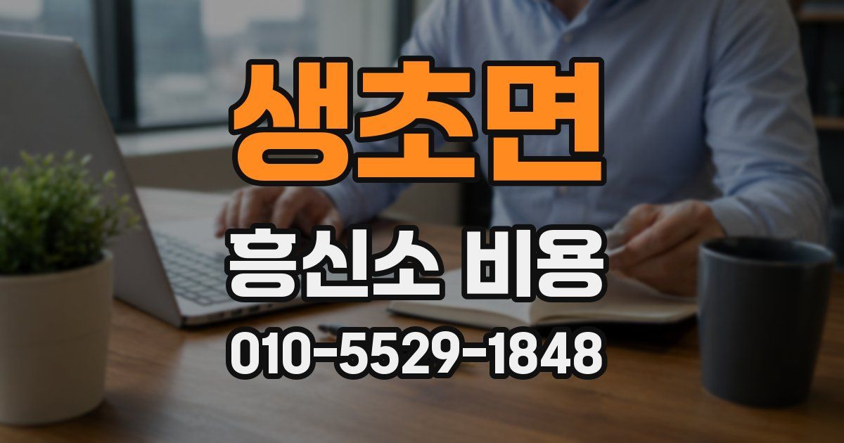 생초면 흥신소 비용