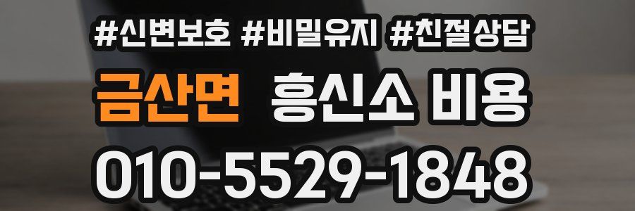 금산면 흥신소 비용