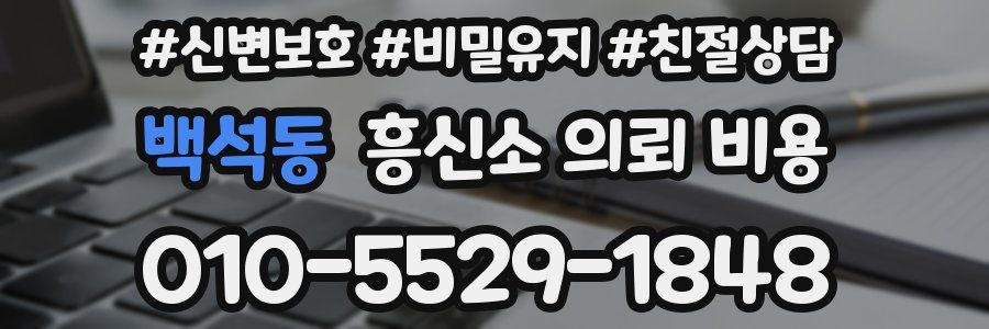 백석동 흥신소 의뢰 비용