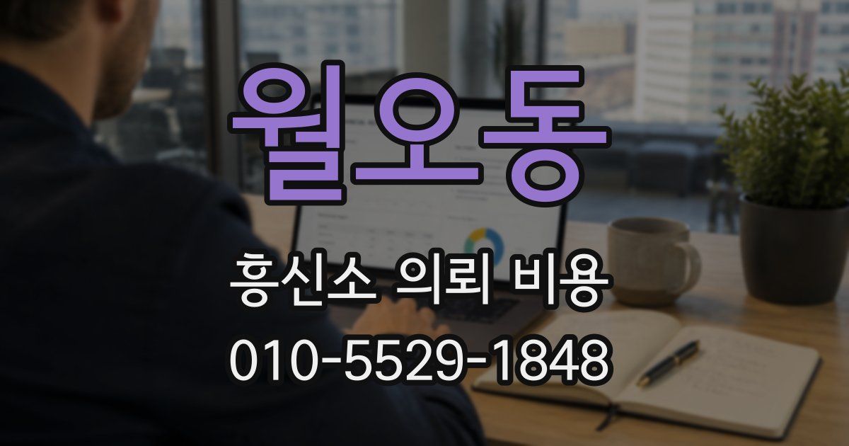 월오동 흥신소 의뢰 비용