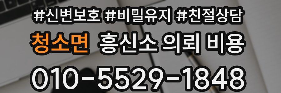 청소면 흥신소 의뢰 비용