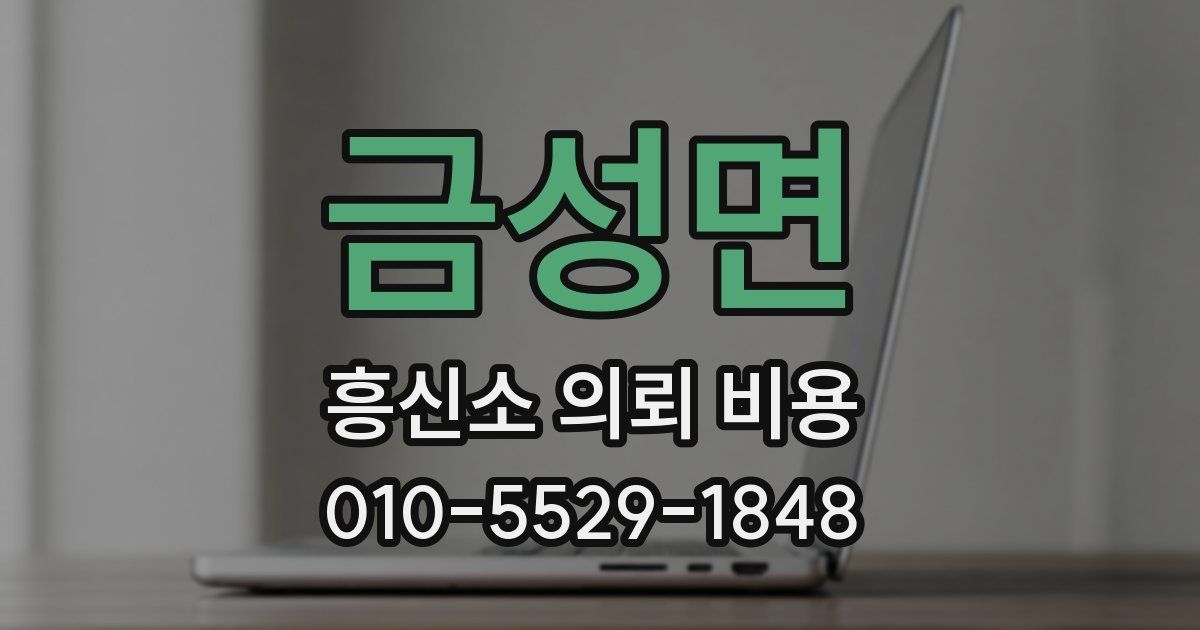 금성면 흥신소 의뢰 비용