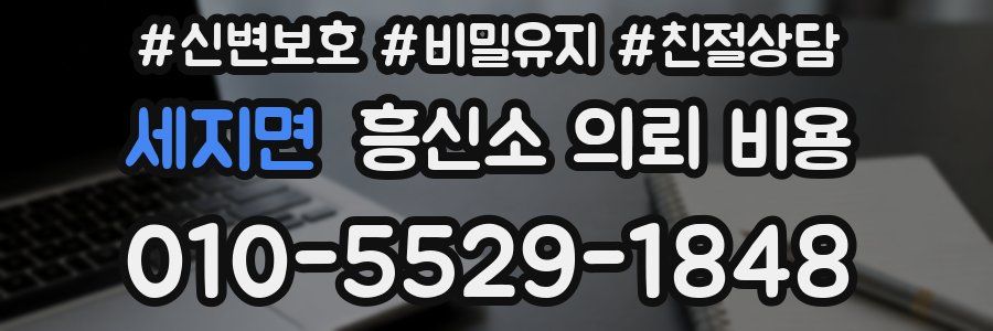 세지면 흥신소 의뢰 비용